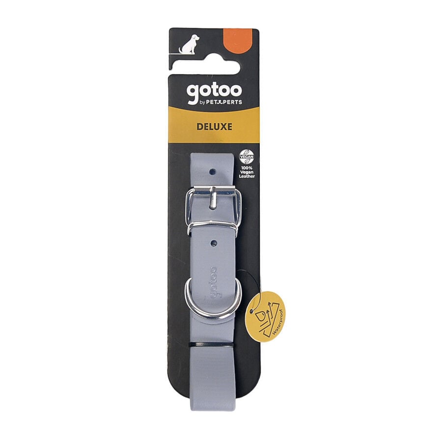Gotoo Collar Biothane gris para perros, , large Imagen numero 9
