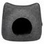 Trixie Cama Cueva con Cremallera Gris para gatos, , large indicador imagen numero 2