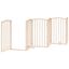 vidaXL Puerta para perros plegable 6 paneles madera de álamo 300 cm, , large indicador imagen numero 4