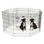 Kerbl parque de exterior plateado para mascotas, , large indicador imagen numero 2