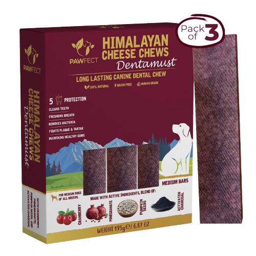 Pawfect Masticables de queso del Himalaya con infusión de arándano para perros