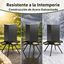 COSTWAY 53 L Comedero Autom&aacute;tico para Ciervos, Carga de 22 a 40 kg, Alimentador de Metal Galvanizado con 4 Bandejas de Alimentaci&oacute;n y 4 Patas de Soporte, Dispensador de Comida al Aire Libre, , large indicador imagen numero 5