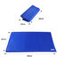 Nobleza - Alfombrilla refrescante para mascotas grandes. Auto refrigerante No tóxico. Ideal para para perros, gatos en verano. 50*40 cm, color azul, S, , large indicador imagen numero 9