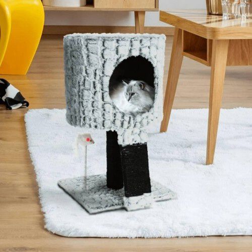 Pets Collection mueble rascador gris para gatos, , large Imagen numero 2