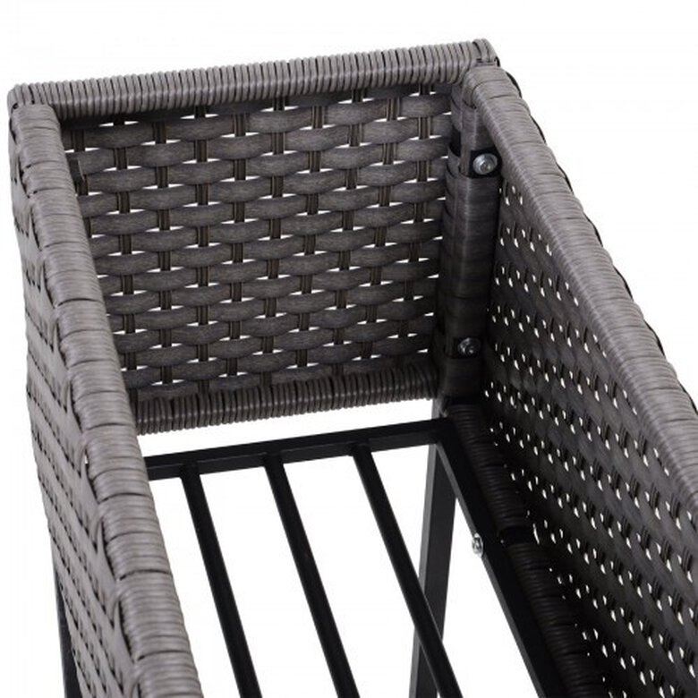 Jardinera rectangular Outsunny para balcón color Gris, , large image number null