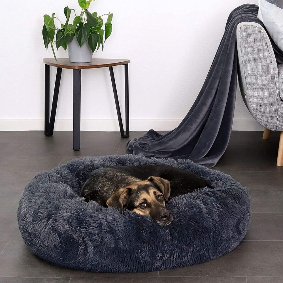 EL &Aacute;TICO PETS Cama Perro Mediano y Peque&ntilde;o. Cama para Perros. Cojin Resistente y Lavable. Cama de Pelo Largo para Gatos y Otras Mascotas Medianas, 70 x 70 CM, , large Imagen numero 4