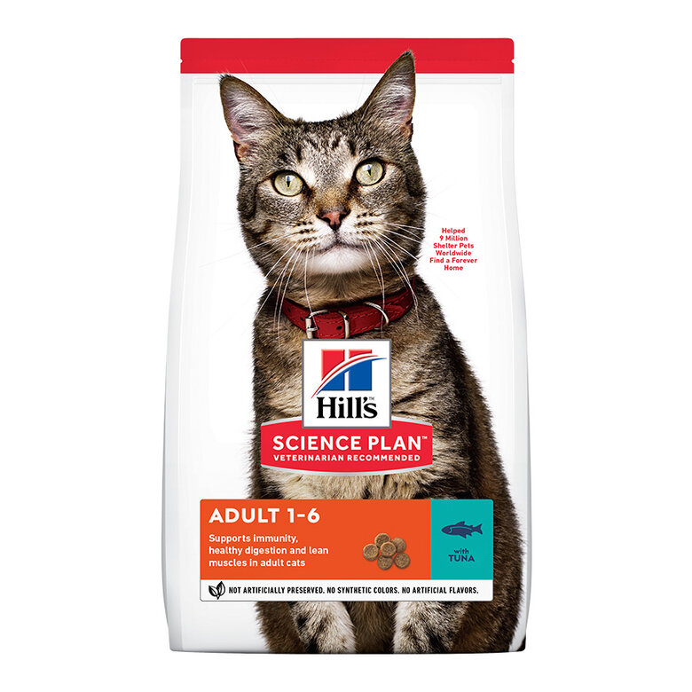 Hill's Science Plan Adult Atún pienso para gatos, , large image number null