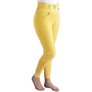 Pantalones de equitación Hartpury para mujer color Canario