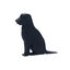 Balvi Aguantapuertas Canine Color negro El peque&ntilde;o canino que hace su funci&oacute;n Pl&aacute;stico 10,5x12x2,5 cm, , large indicador imagen numero 3