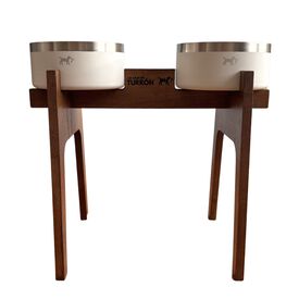 Comedero Alto Doble para Perros y Gatos | Diseño Ergonómico, 2 Alturas Disponibles, Antideslizante y Varios Colores - La Casa de Turrón