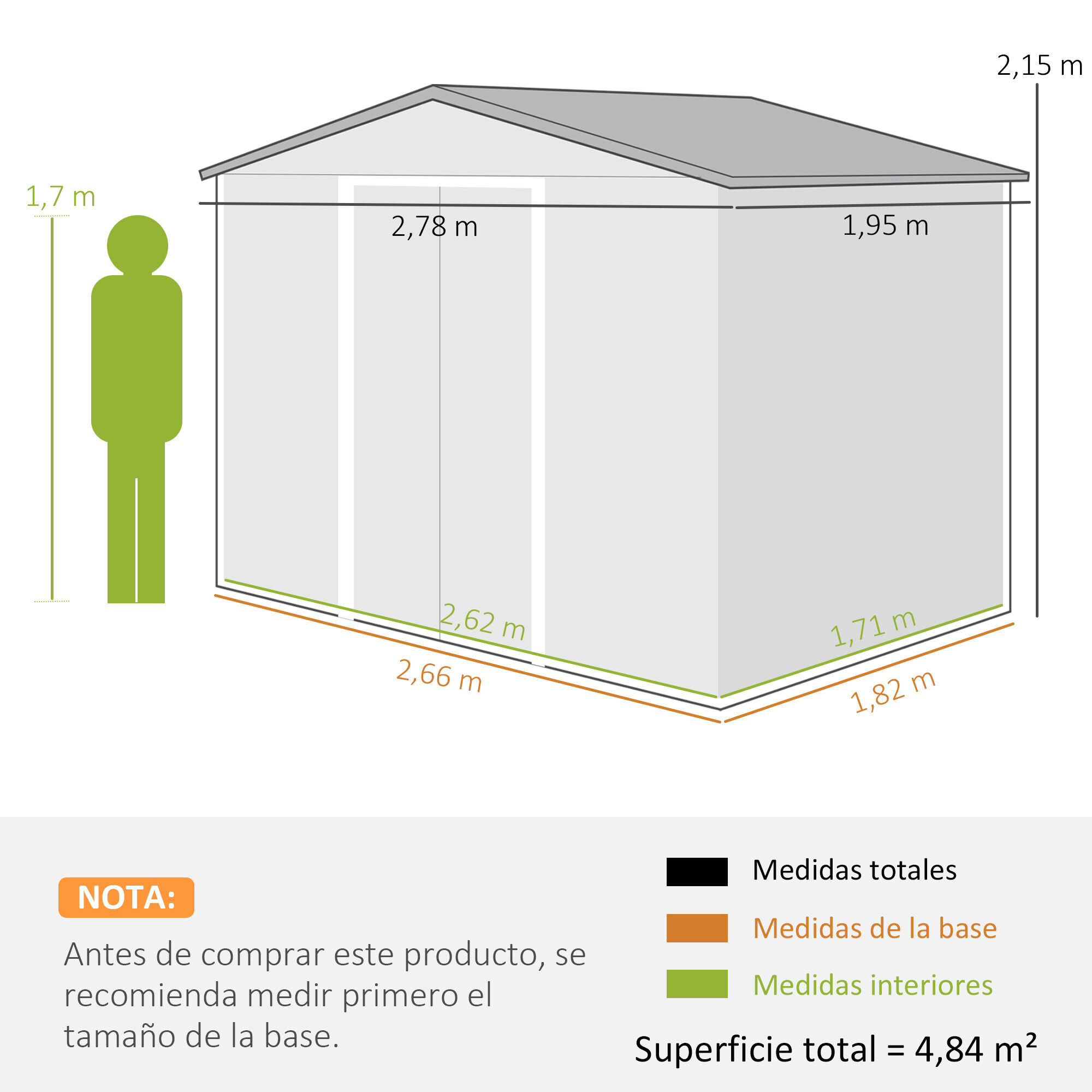 Outsunny Cobertizo de Jardín Madera Natural thumbnail