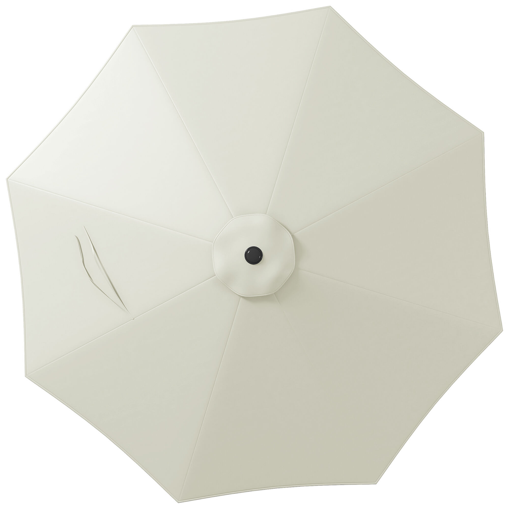 Outsunny Toldo de Sombrilla Crema, , large Imagen numero 1