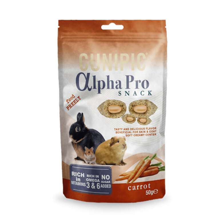 Cunipic Alpha Pro Chuches Zanahoria para roedores, , large image number null