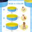 Nobleza Piscina Plegable para Perros 120x30 cm &ndash; Ba&ntilde;era Antideslizante con Paneles de PP R&iacute;gido &ndash; Ideal para Mascotas Medianas &ndash; Azul y Amarillo, , large indicador imagen numero 2