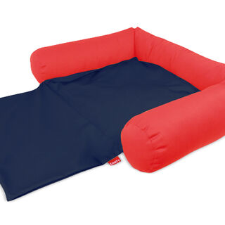 Gauty Cama Tela de sarga  Rojo y azul oscuro para Perros y Gatos 