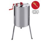 Extractor Manual de Miel de 4 Marcos de Acero Inoxidable Herramienta para Girar el Panal, , large image number null