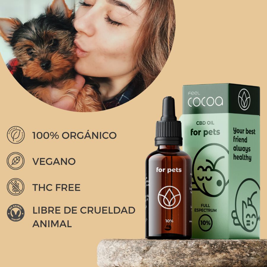 Feel Cocoa Aceite CBD 10% para mascotas thumbnail