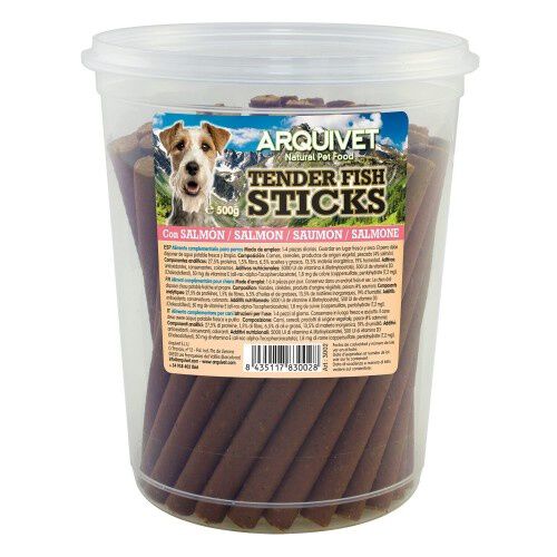 Snacks Tender Meat Sticks para perros sabor Salm&oacute;n, , large Imagen numero 1