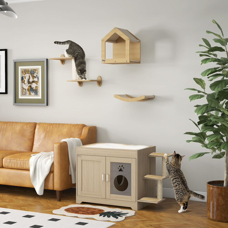 PawHut Conjunto para Mascotas Roble thumbnail