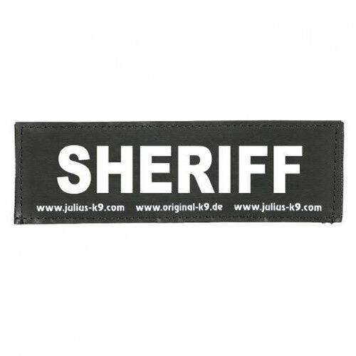 Julius K9 Sheriff etiqueta para arn&eacute;s para perros Imagen numero 1