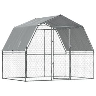 VidaXL Jaulas acero galvanizado para perros