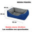 HOME MERCURY-Cesta,Cama Comoda para Perros,Gatos y Mascotas, con Relleno de Fibras,Resistente al Desgaste y Duradero (Grande, Azul), , large indicador imagen numero 6