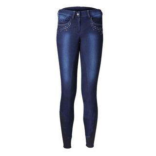 Calzona para montar diseño vaquero Diamante para mujer color Azul