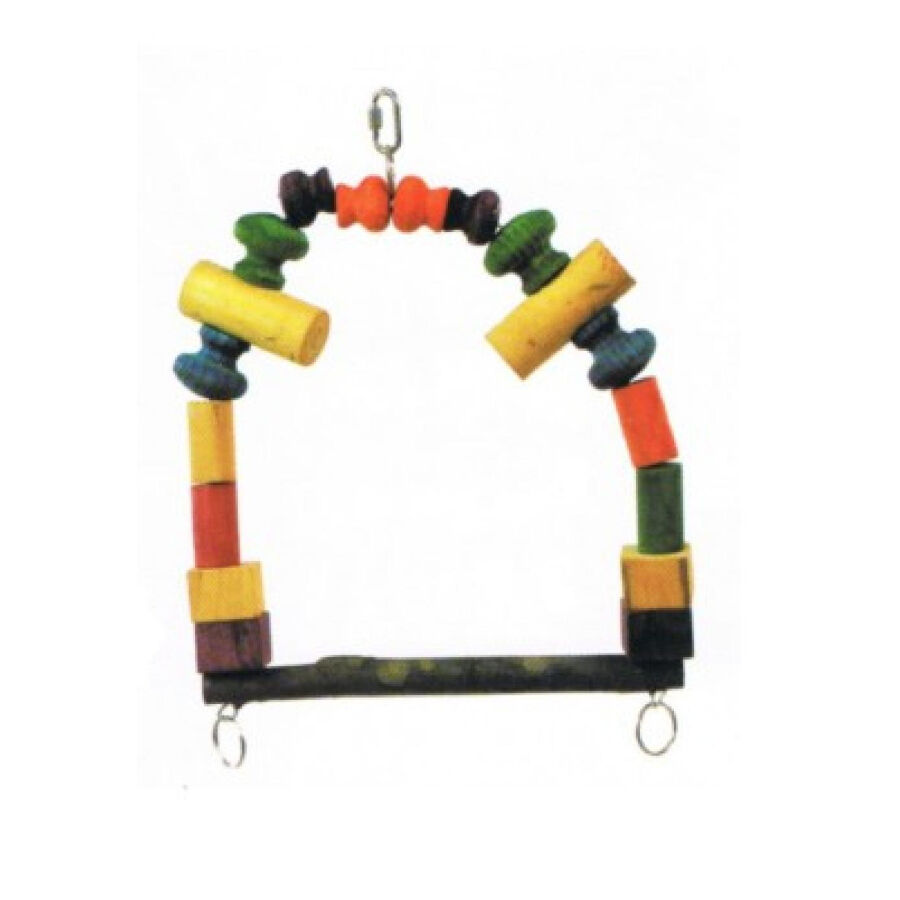 Sun Parrots Happy Columpio con Tacos de Madera para p&aacute;jaros, , large Imagen numero 1