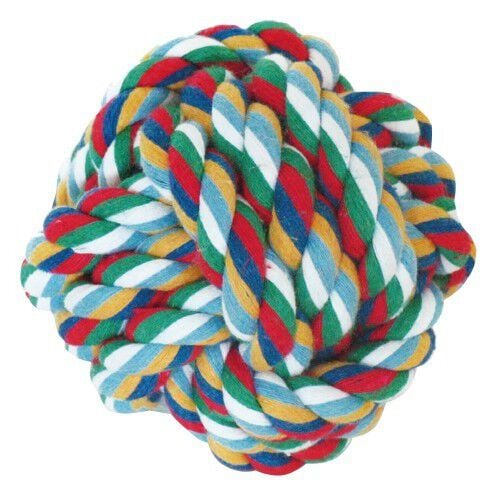 Pelota con nudos para perros color Multicolor, , large Imagen numero 1