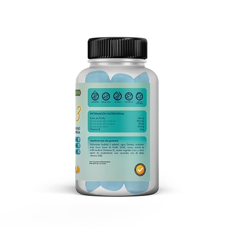Pet line omega 3 suplemento para pelo sano, fuerte y brillante para mascotas, , large image number null