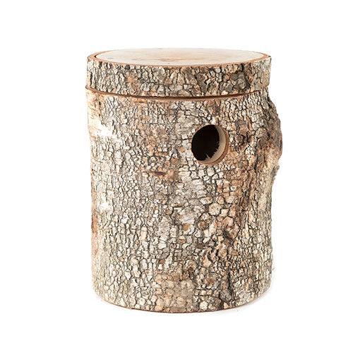 Flamingo tronco de abedul nido para p&aacute;jaros Imagen numero 1