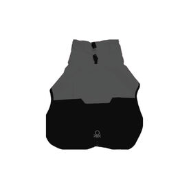 Benetton Impermeable Gris y Negro para perros