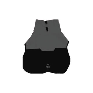 Benetton Impermeable Gris y Negro para perros
