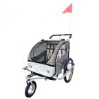 Remolque 2 en 1 para perros y niños color Beige Café, , large image number null
