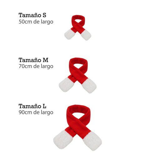 Bufanda navide&ntilde;a para perros y gatos color Rojo, , large Imagen numero 2