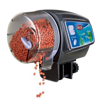 Dispensador automático de alimentos para peces