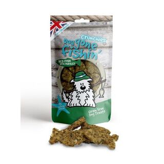 Snacks de pez rojo y perejil para perros sabor Natural