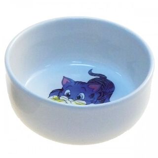 Comedero cerámica gatito