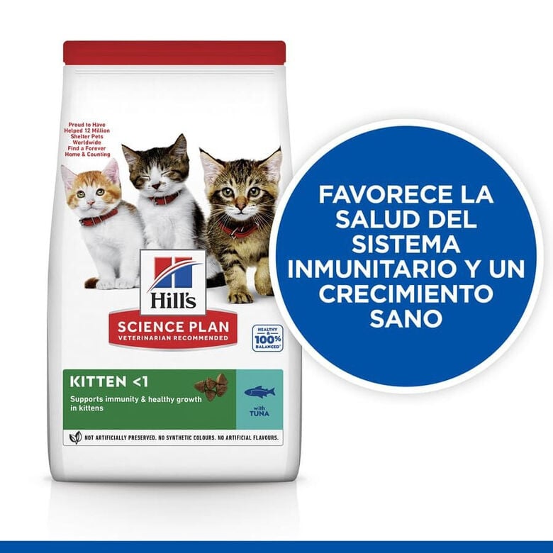 Hill&#039;s Science Plan Kitten Atún pienso para gatos thumbnail