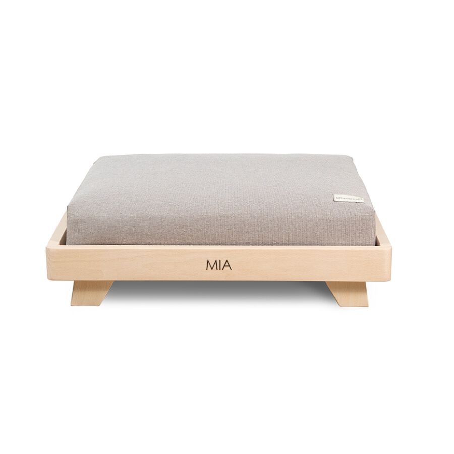 Micupets big koda cama personalizada madera para perros thumbnail