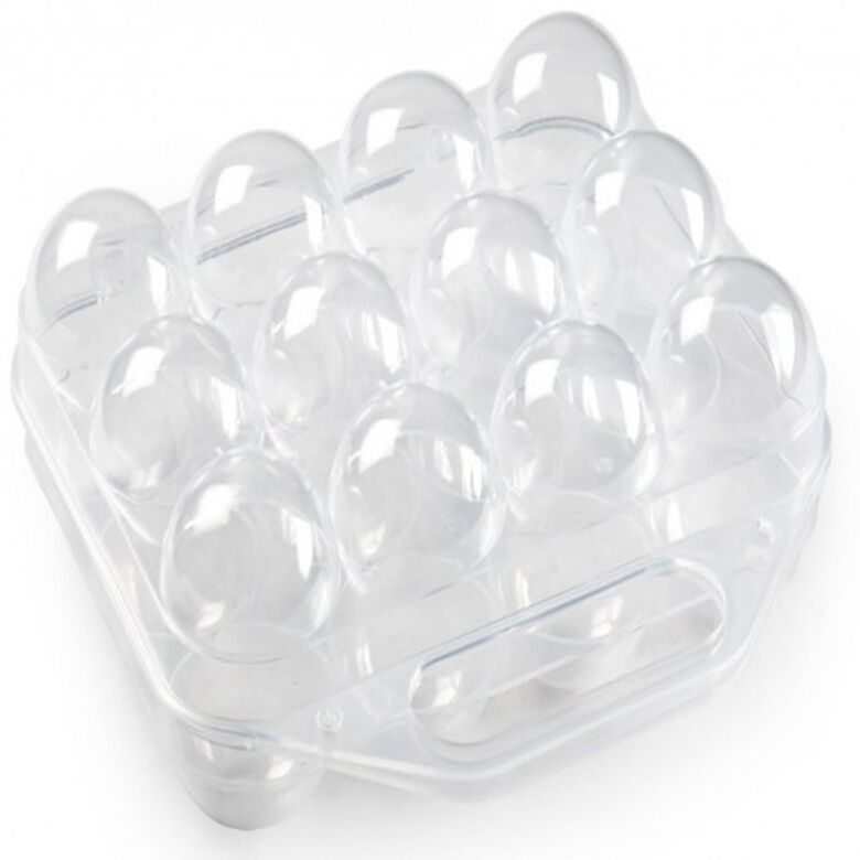 Huevera transparente