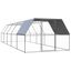 vidaXL Jaula gallinero de acero galvanizado 3x10x2 m, , large indicador imagen numero 30