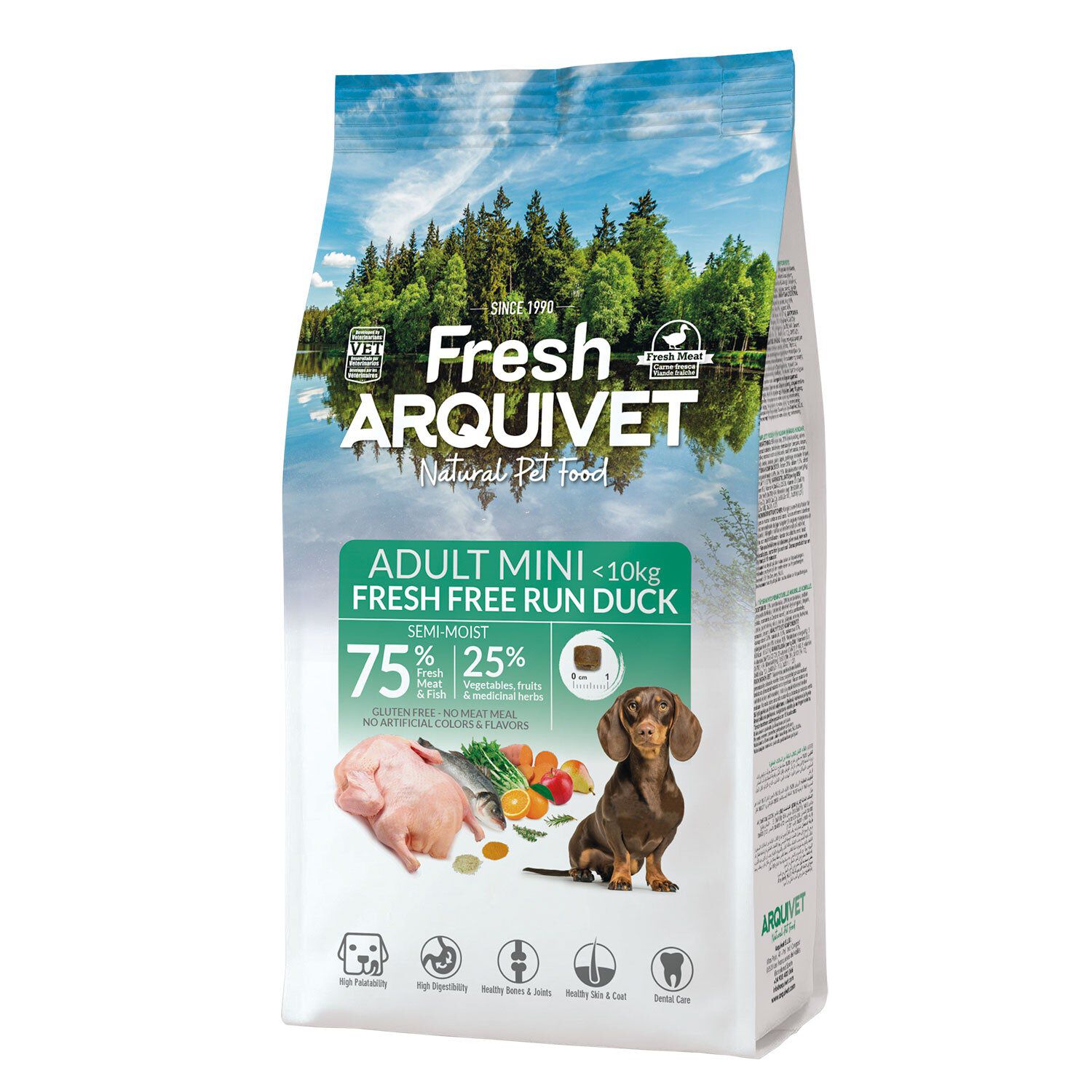 Pienso ARQUIVET Adult MINI 2,5 kg - Pato
