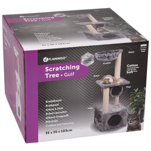 Rascador suave para gato color Gris, , large Imagen numero 5