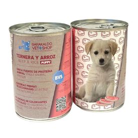 Barakaldo Vet Shop Comida Húmeda para Cachorros con Ternera para Perros 