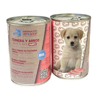 Barakaldo Vet Shop Comida Húmeda para Cachorros con Ternera para Perros 
