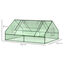 Outsunny Invernadero de Terraza Jard&iacute;n 180x140x80 cm Tipo Caseta de Acero Pl&aacute;stico con Puertas y Ventanas Enrollables para Cultivo de Plantas Verduras Flores Verde, , large indicador imagen numero 3