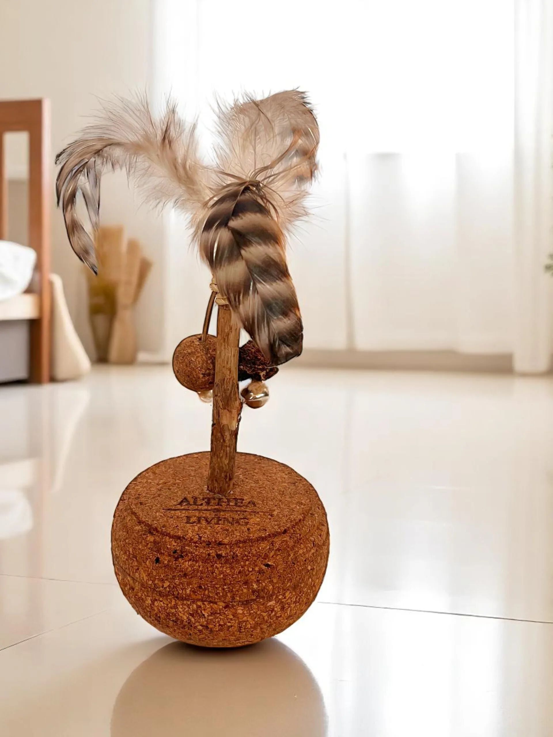 Althea Living - Juguete para gatos Vela, corcho natural thumbnail