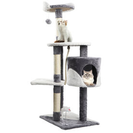 Nobleza Árbol rascador gris para gatos