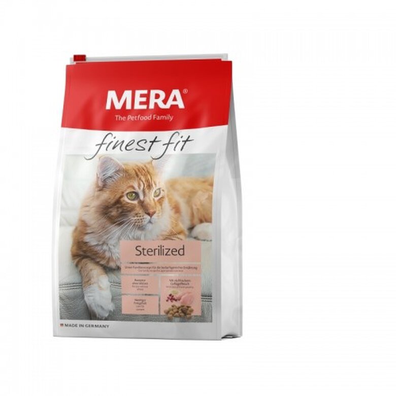 Pienso Meravital fit esterilizados para gatos sabor Ave de corral, , large image number null